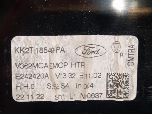 Modulo Comando Riscaldamento Clima KK2T-18549-PA Ford Transit Custom I 2013