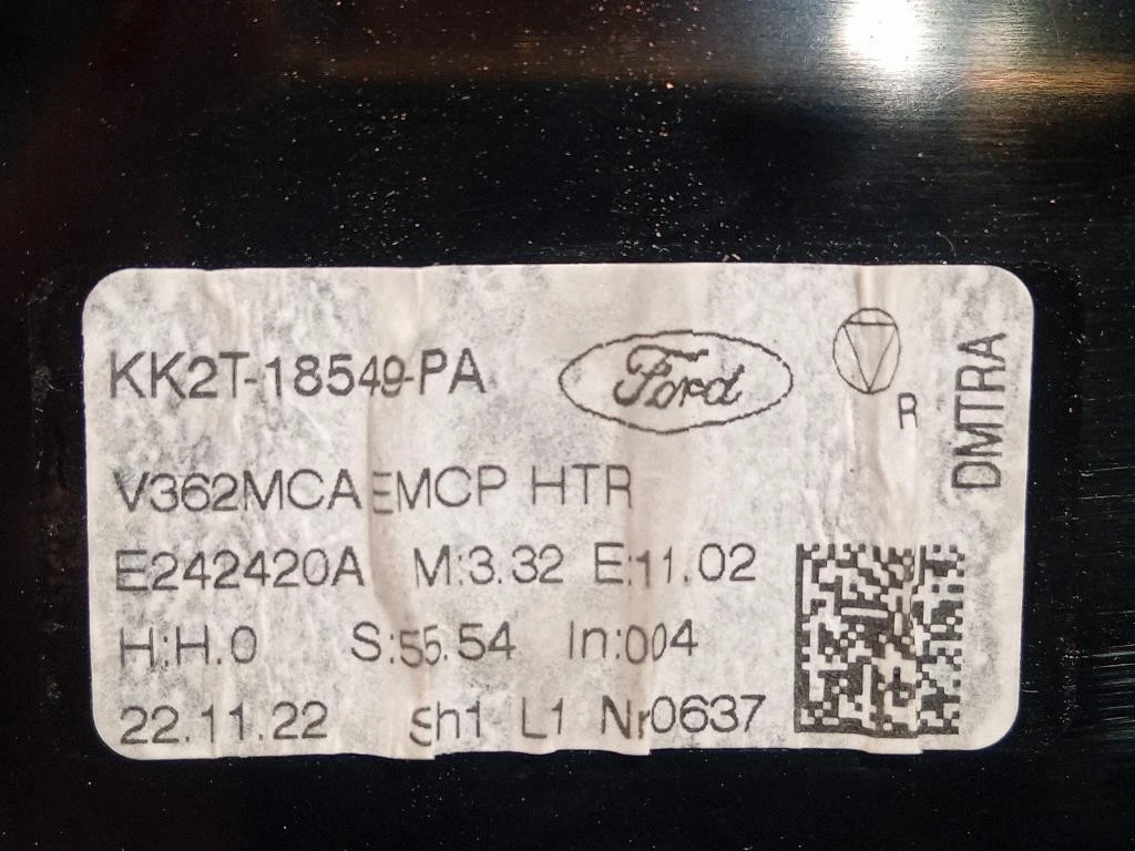 Modulo Comando Riscaldamento Clima KK2T-18549-PA Ford Transit Custom I 2013