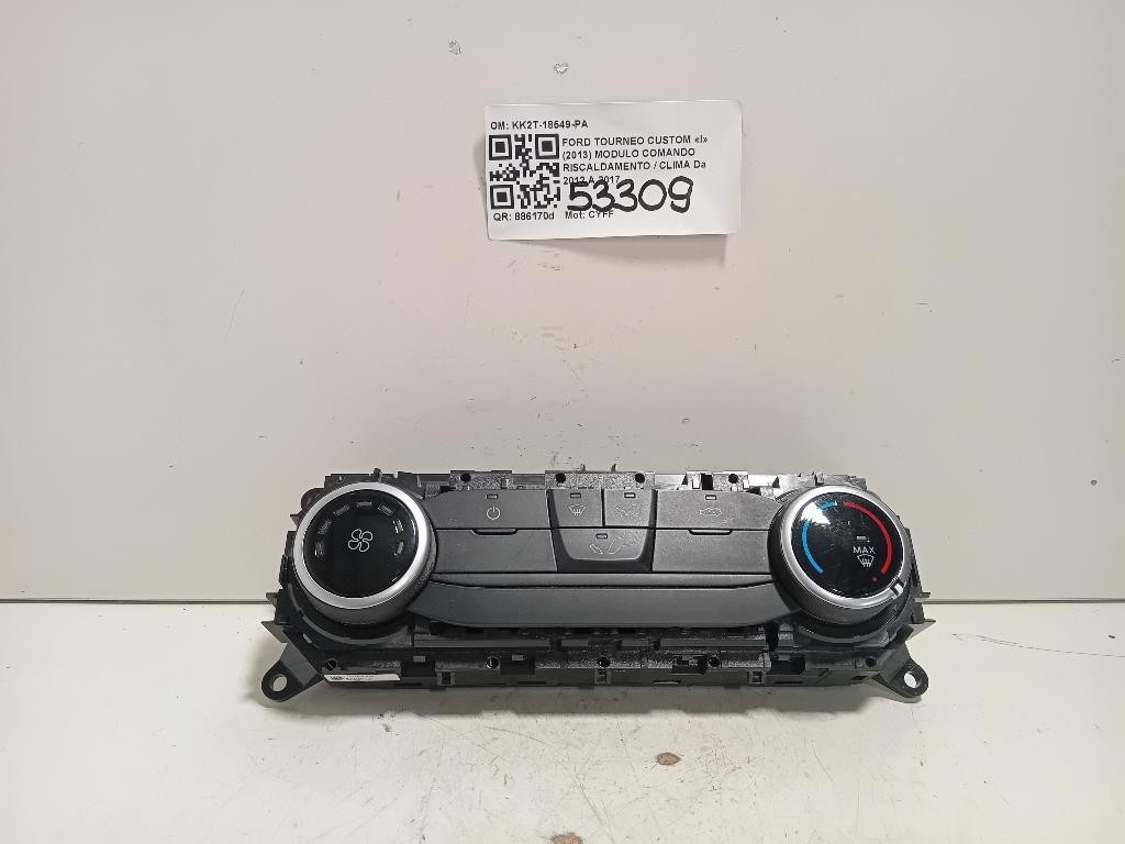 Modulo Comando Riscaldamento Clima KK2T-18549-PA Ford Transit Custom I 2013