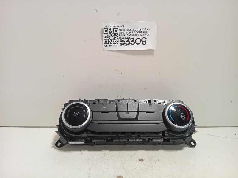 Modulo Comando Riscaldamento Clima KK2T-18549-PA Ford Transit Custom I 2013