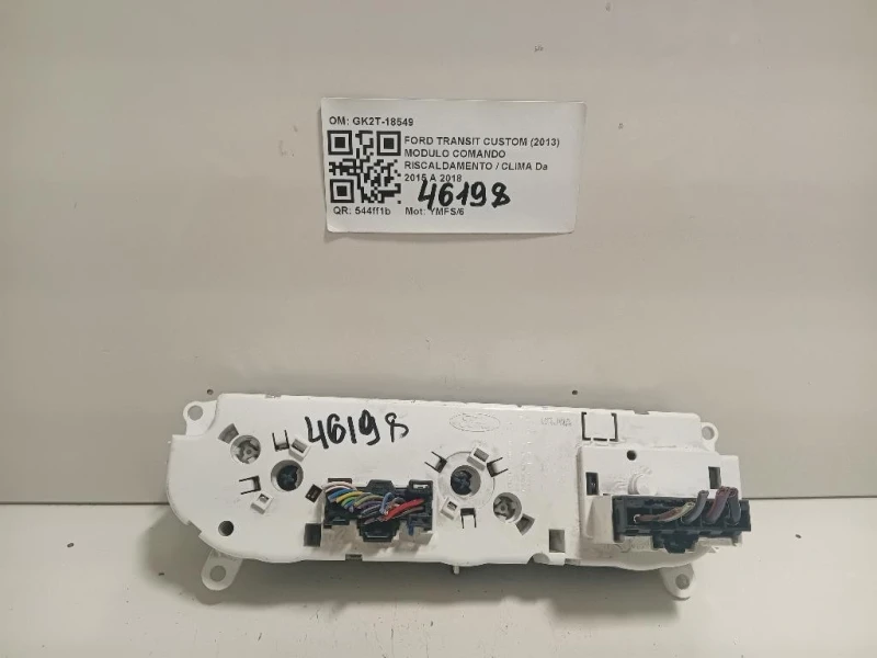 Modulo Comando Riscaldamento Clima GK2T-18549 Ford Transit Custom I 2013