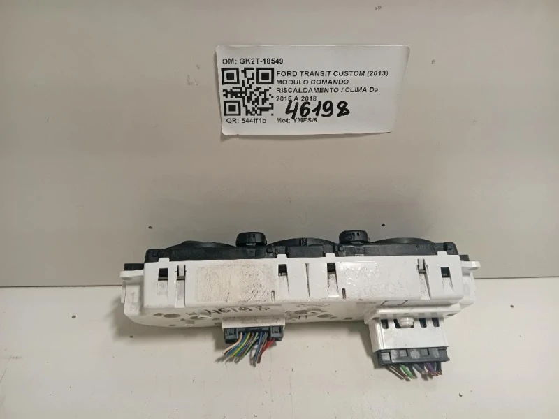 Modulo Comando Riscaldamento Clima GK2T-18549 Ford Transit Custom I 2013