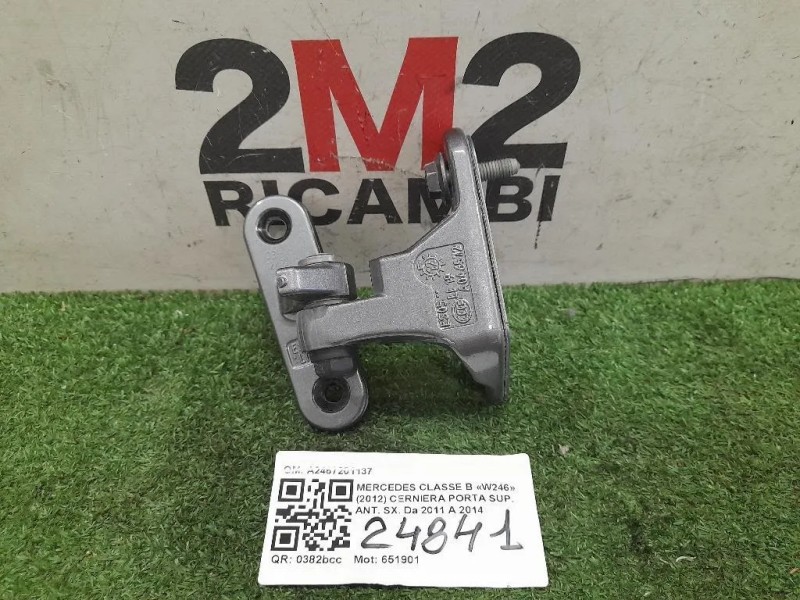 Cerniera Porta SUP ANT SX A2467201137 Mercedes Classe B W246 2012
