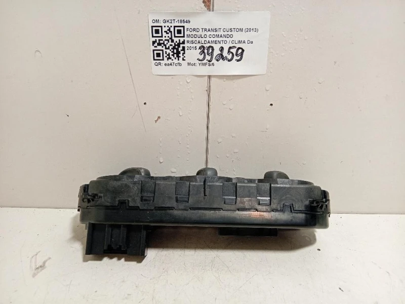 Modulo Comando Riscaldamento Clima GK2T-18549 Ford Transit Custom I 2013