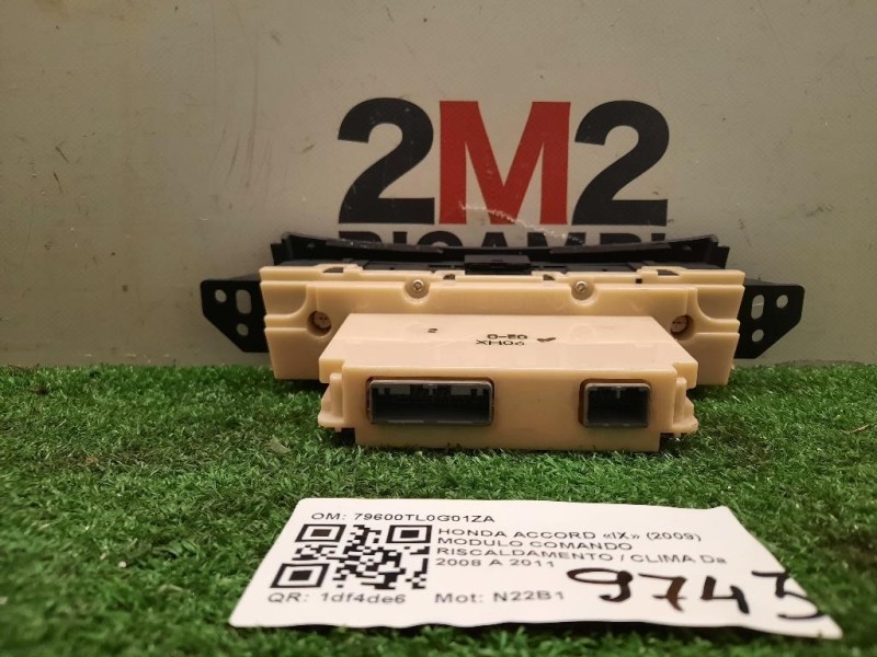 Modulo Comando Riscaldamento Clima 79600TL0G01ZA Honda Accord IX 2009