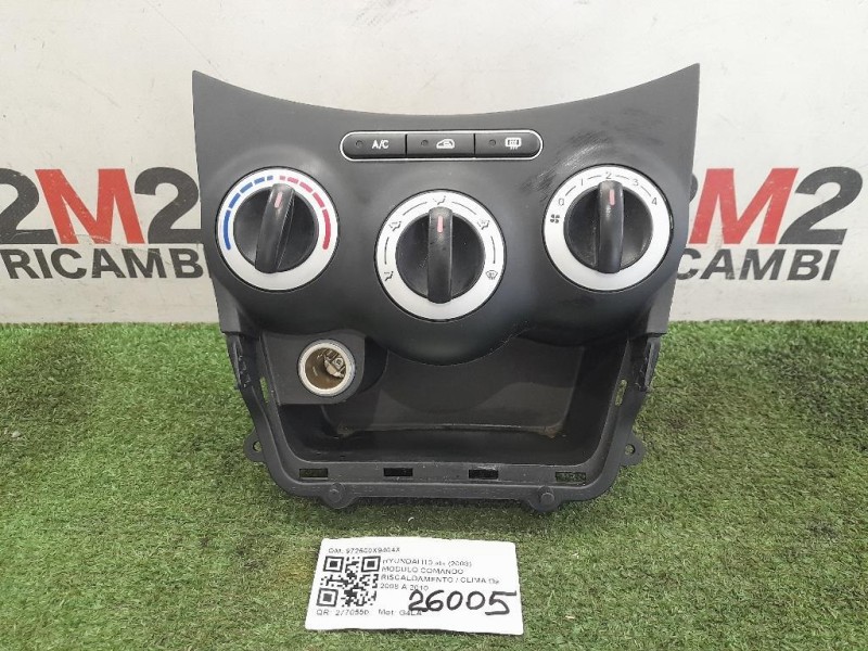 Modulo Comando Riscaldamento Clima 972500X9404X Hyundai I10 I 2008