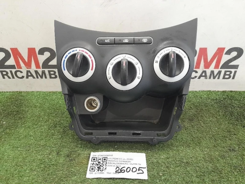 Modulo Comando Riscaldamento Clima 972500X9404X Hyundai I10 I 2008