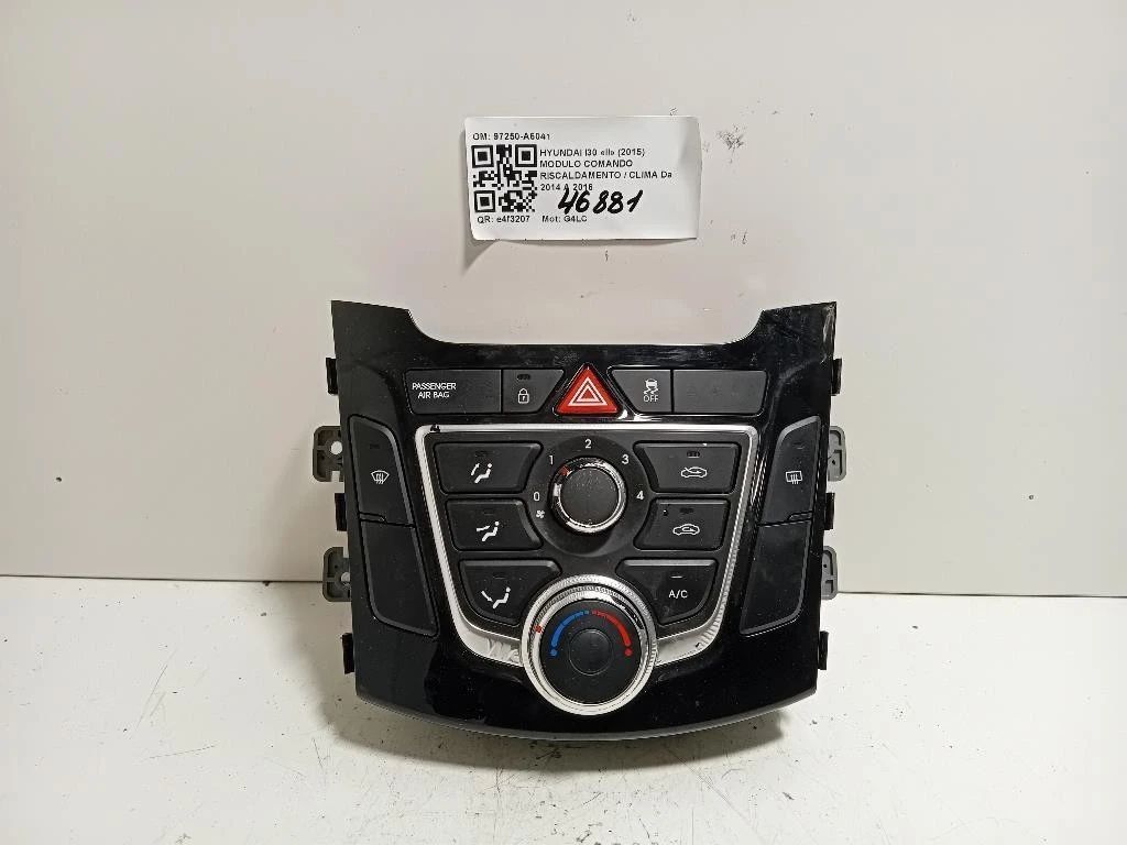 Modulo Comando Riscaldamento Clima 97250-A6041 Hyundai I30 II 2015