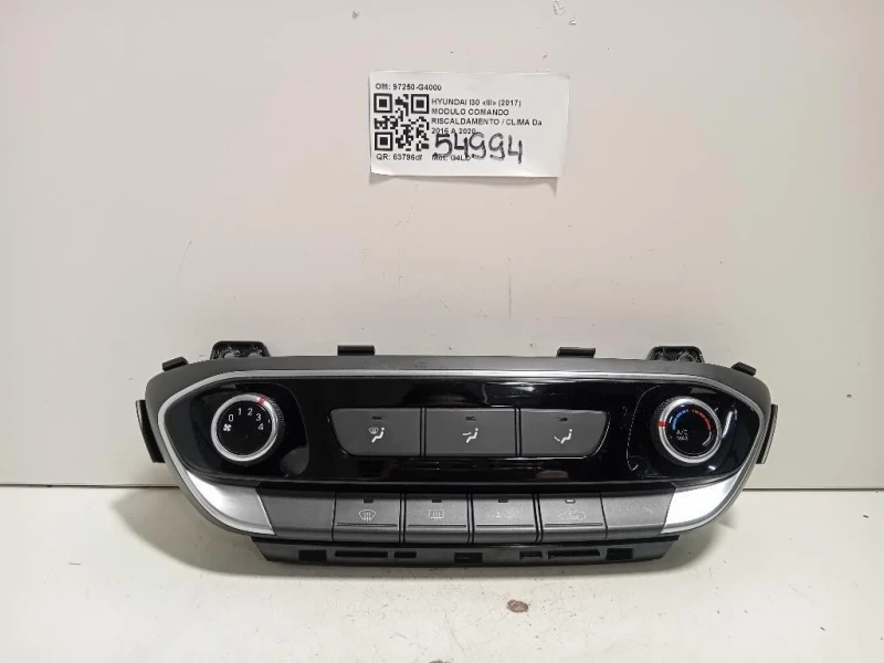 Modulo Comando Riscaldamento Clima 97250-G4000 Hyundai I30 III 2017