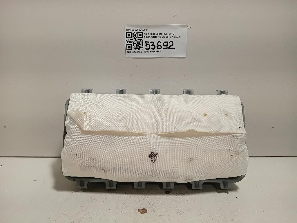 Air-bag Passeggero 00520226950 Fiat 500X 2018