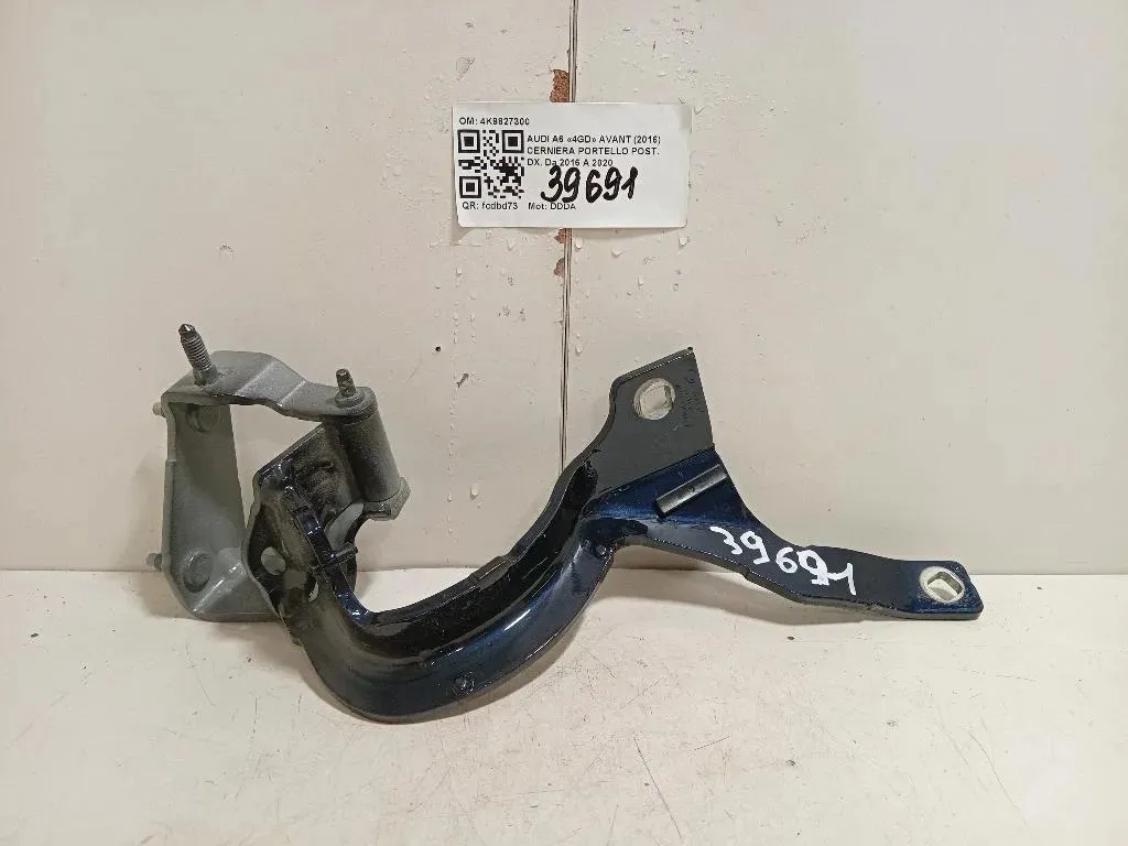 Cerniera Portello POST DX 4K9827300 Audi A6 4GD Avant 2016