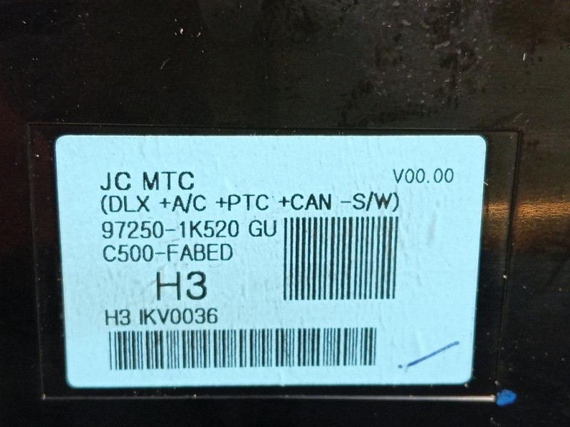 Modulo Comando Riscaldamento Clima 97250-1K520 Hyundai IX20 2011