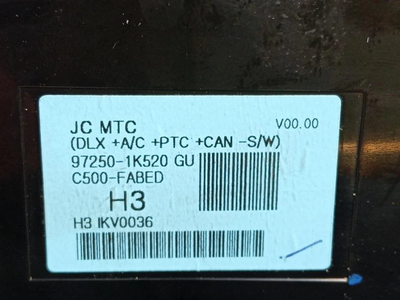 Modulo Comando Riscaldamento Clima 97250-1K520 Hyundai IX20 2011