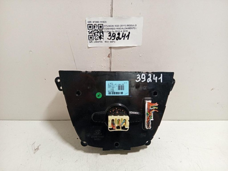 Modulo Comando Riscaldamento Clima 97250-1K520 Hyundai IX20 2011