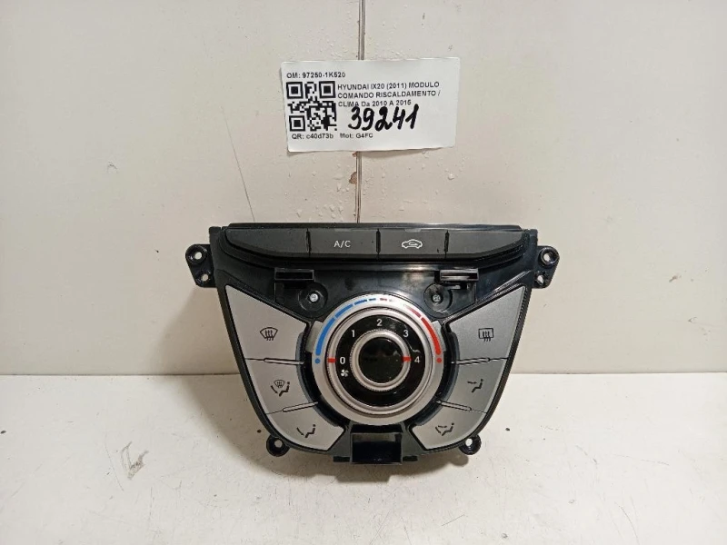 Modulo Comando Riscaldamento Clima 97250-1K520 Hyundai IX20 2011