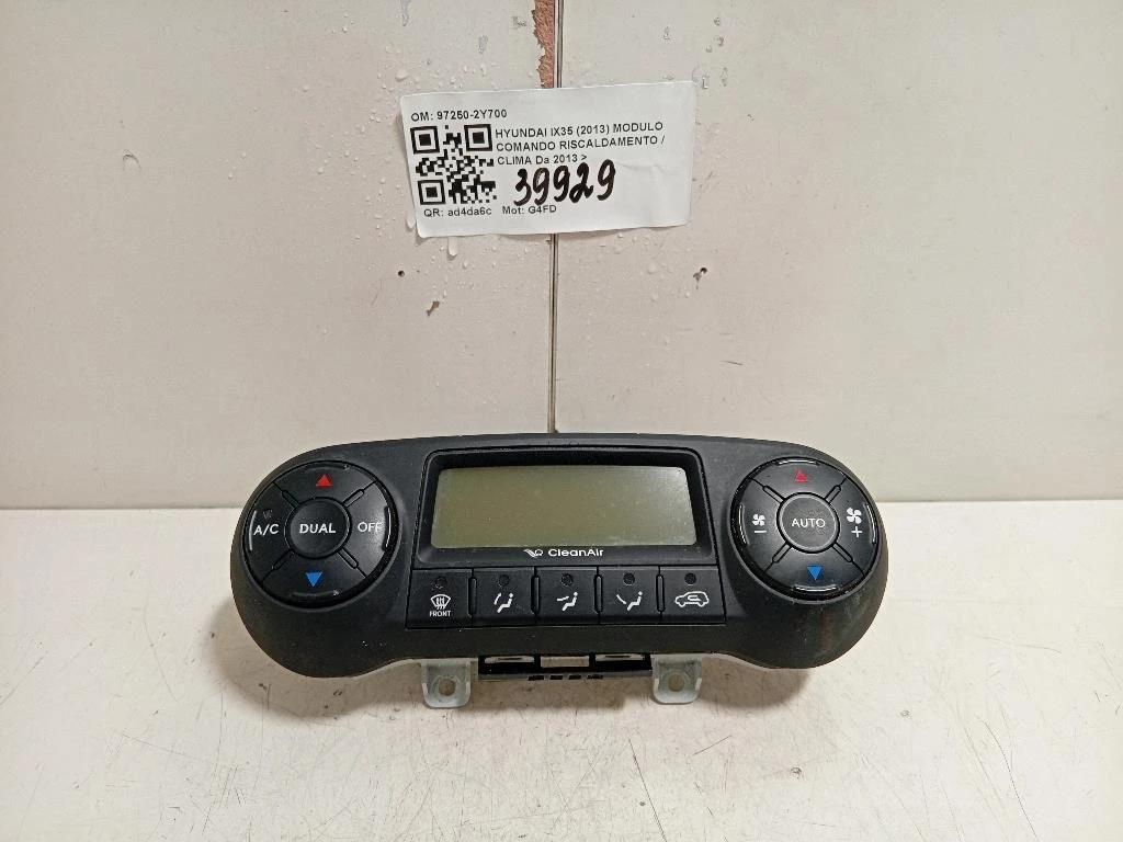 Modulo Comando Riscaldamento Clima 97250-2Y700 Hyundai IX35 2013