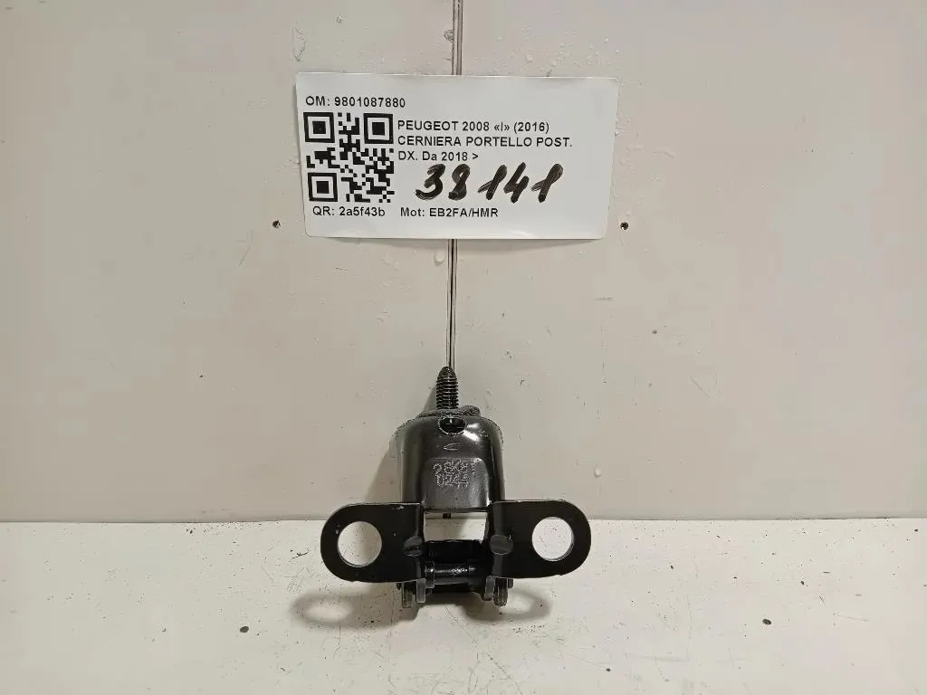 Cerniera Portello POST DX 9801087880 Peugeot 2008 I 2016