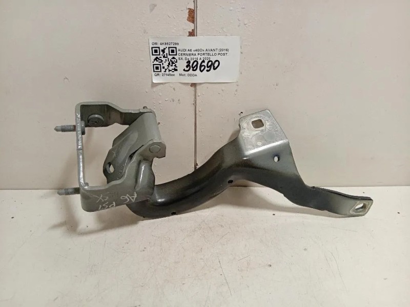 Cerniera Portello POST SX 4K9827299 Audi A6 4GD Avant 2016
