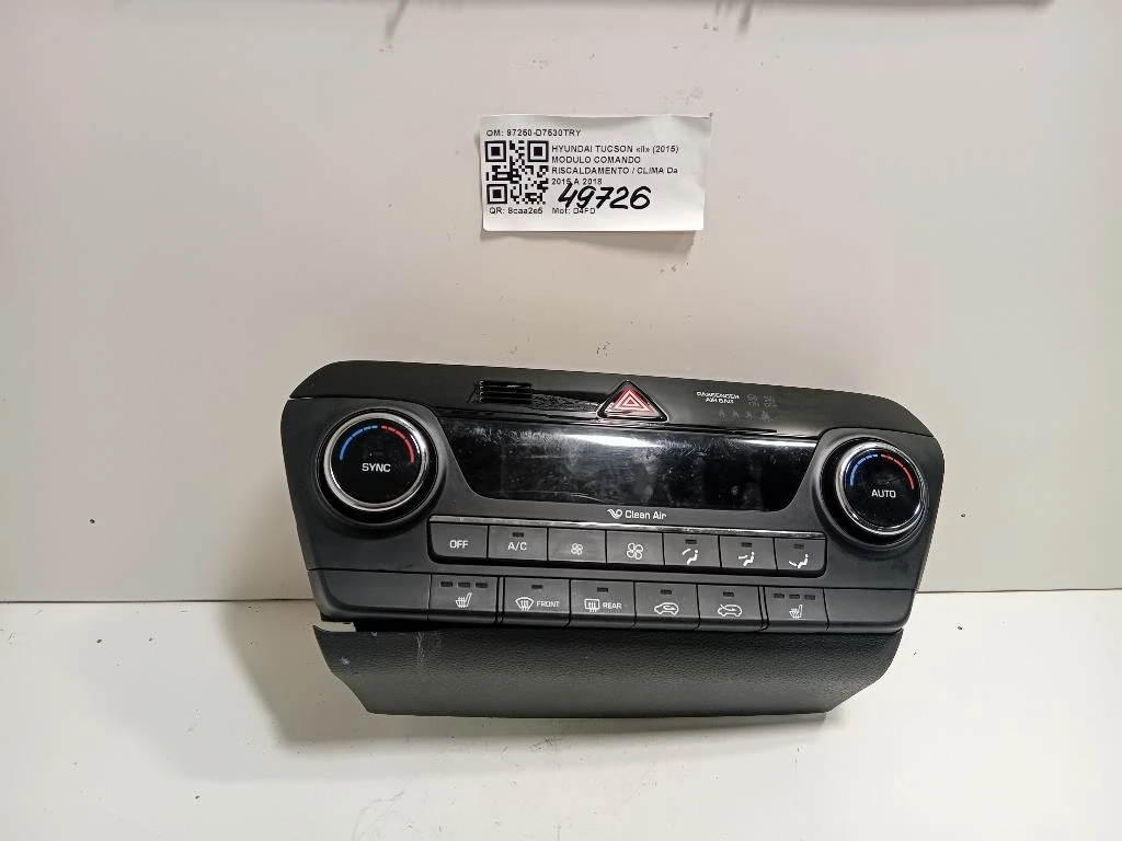 Modulo Comando Riscaldamento Clima 97250-D7530TRY Hyundai Tucson II 2015