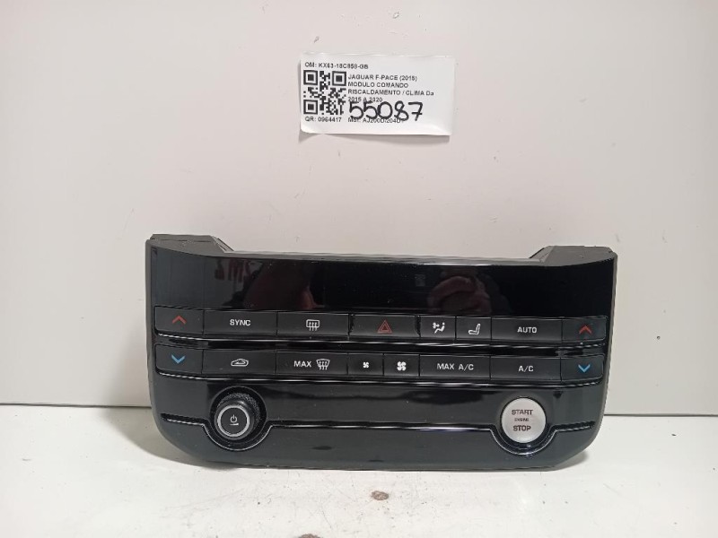 Modulo Comando Riscaldamento Clima KX63-18C858-GB Jaguar F-pace 2015