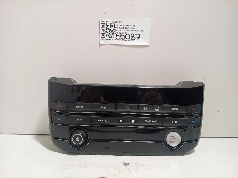 Modulo Comando Riscaldamento Clima KX63-18C858-GB Jaguar F-pace 2015