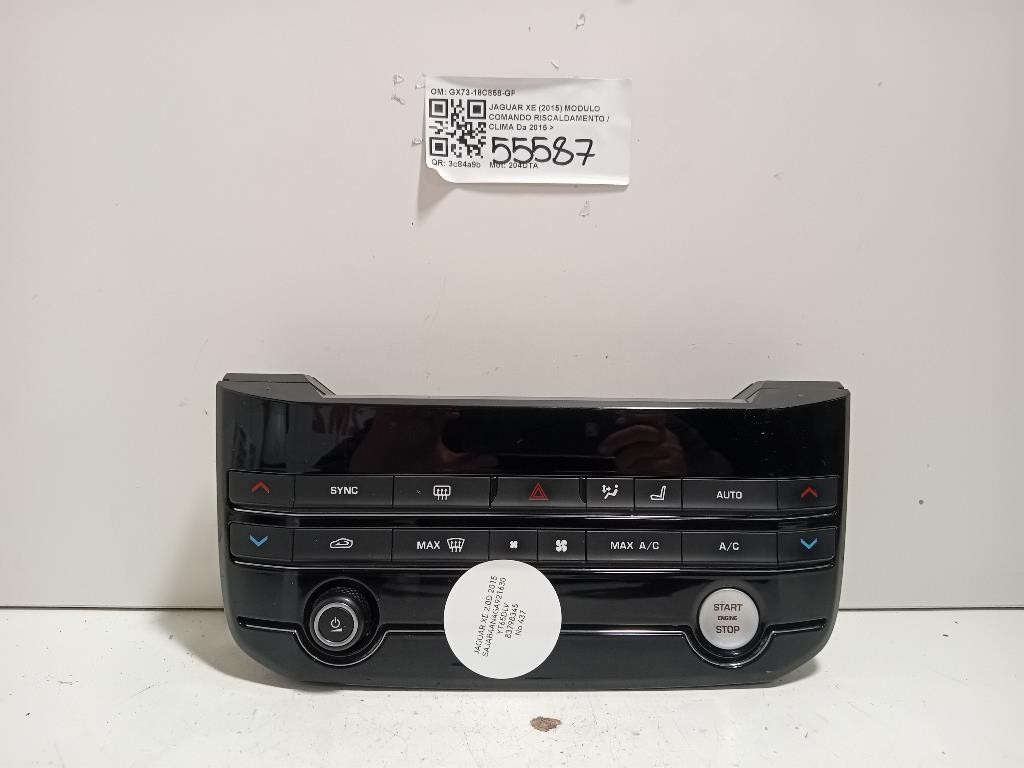 Modulo Comando Riscaldamento Clima GX73-18C858-GF Jaguar XE 2015