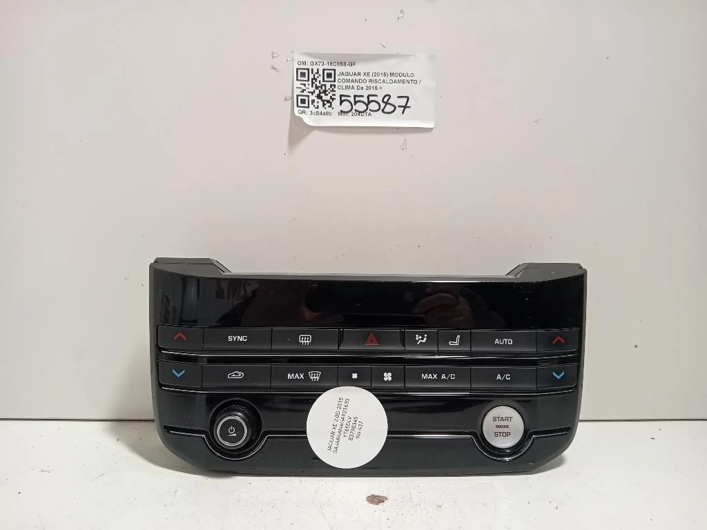 Modulo Comando Riscaldamento Clima GX73-18C858-GF Jaguar XE 2015