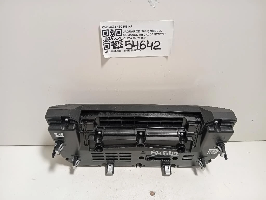 Modulo Comando Riscaldamento Clima GX73-18C858-HF Jaguar XE 2015