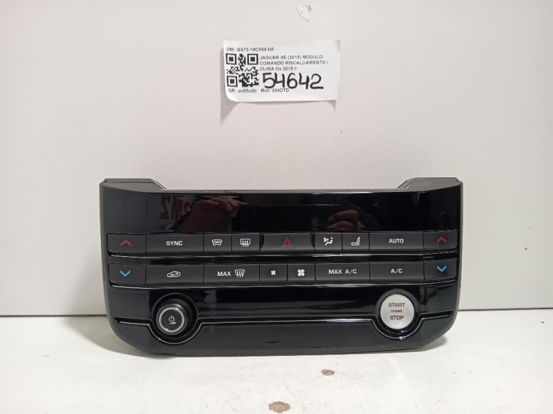Modulo Comando Riscaldamento Clima GX73-18C858-HF Jaguar XE 2015