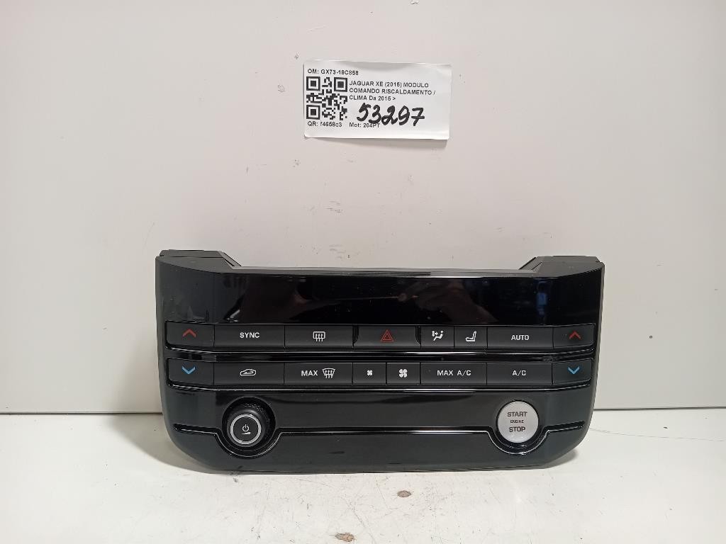 Modulo Comando Riscaldamento Clima GX73-18C858 Jaguar XE 2015