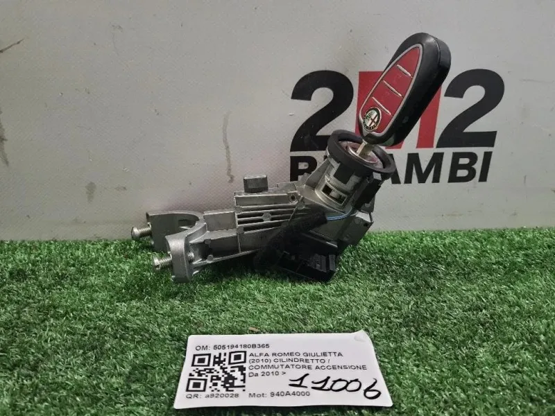 Cilindretto Commutatore Accensione 505194180B365 Alfa Romeo Giulietta 2010