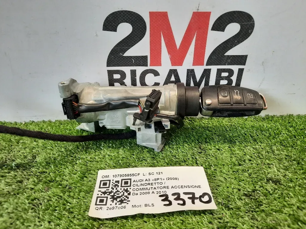 Cilindretto Commutatore Accensione 107905855CF Audi A3 8P1 2008