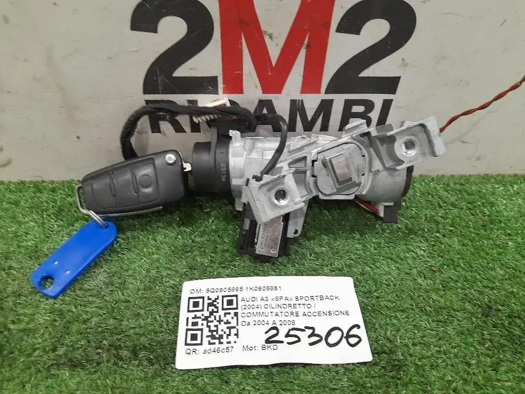 Cilindretto Commutatore Accensione 5Q0905865 1K0905851 Audi A3 8PA Sportback 2004