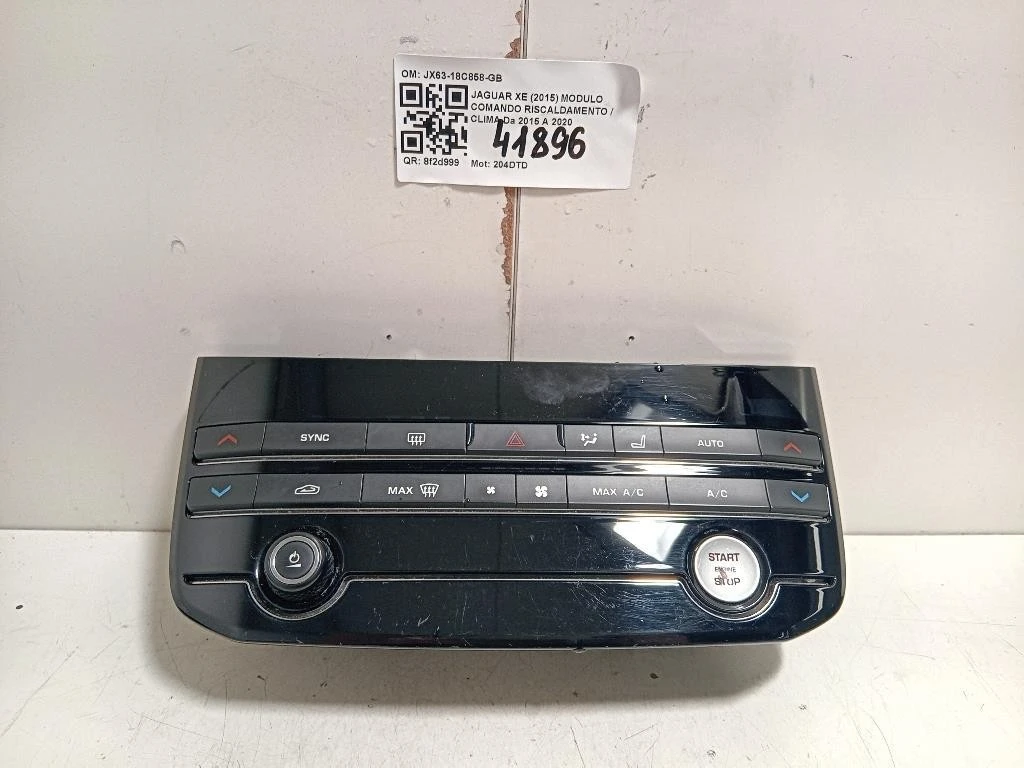 Modulo Comando Riscaldamento Clima JX63-18C858-GB Jaguar XE 2015