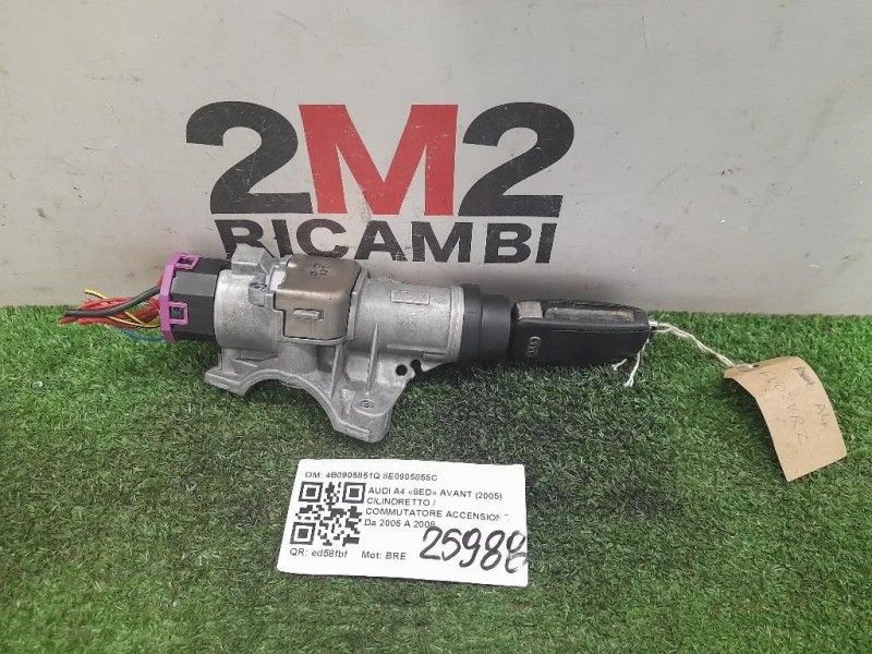 Cilindretto Commutatore Accensione 4B0905851Q 8E0905855C Audi A4 8ED Avant 2005