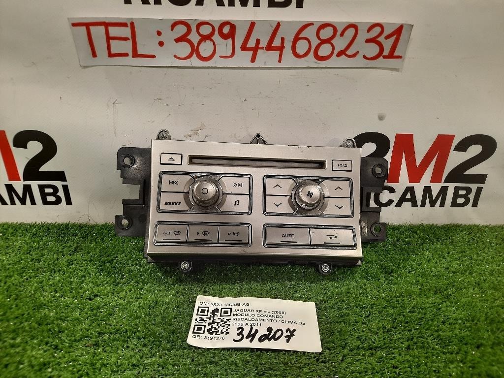 Modulo Comando Riscaldamento Clima 8X23-18C858-AG Jaguar XF I 2008