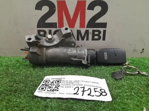 Cilindretto Commutatore Accensione 4B0905851C Audi A4 8K5 Avant 2008