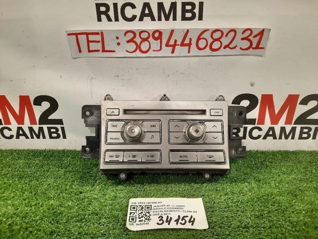 Modulo Comando Riscaldamento Clima 8X23-18C858-AG Jaguar XF I 2008