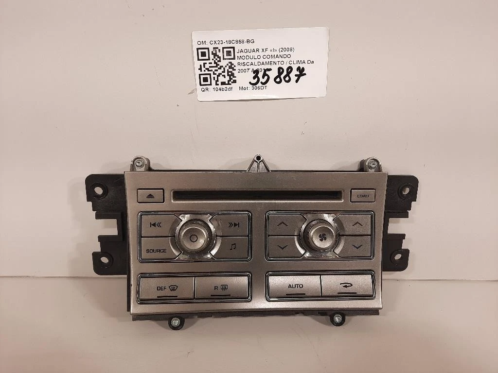 Modulo Comando Riscaldamento Clima CX23-18C858-BG Jaguar XF I 2008
