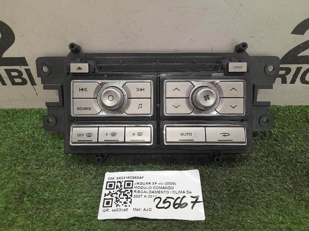 Modulo Comando Riscaldamento Clima 8X2318C858AF Jaguar XF I 2008