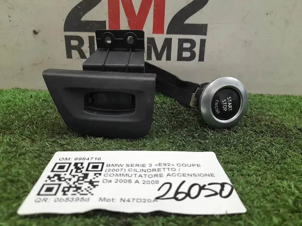 Cilindretto Commutatore Accensione 6954718 Bmw Serie 3 E92 Coupe 2007
