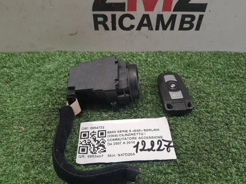 Cilindretto Commutatore Accensione 6954722 Bmw Serie 5 E60 Berlina 2004