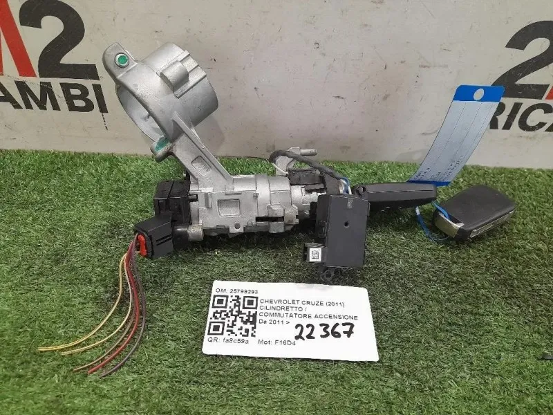Cilindretto Commutatore Accensione 25799293 Chevrolet Cruze 2011