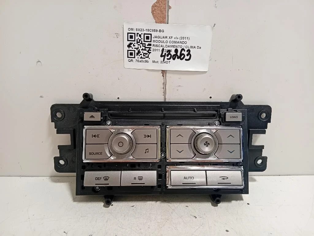 Modulo Comando Riscaldamento Clima 8X23-18C859-BG Jaguar XF I 2011