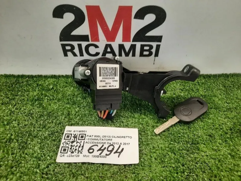 Cilindretto Commutatore Accensione 61146901 Fiat 500L 2013