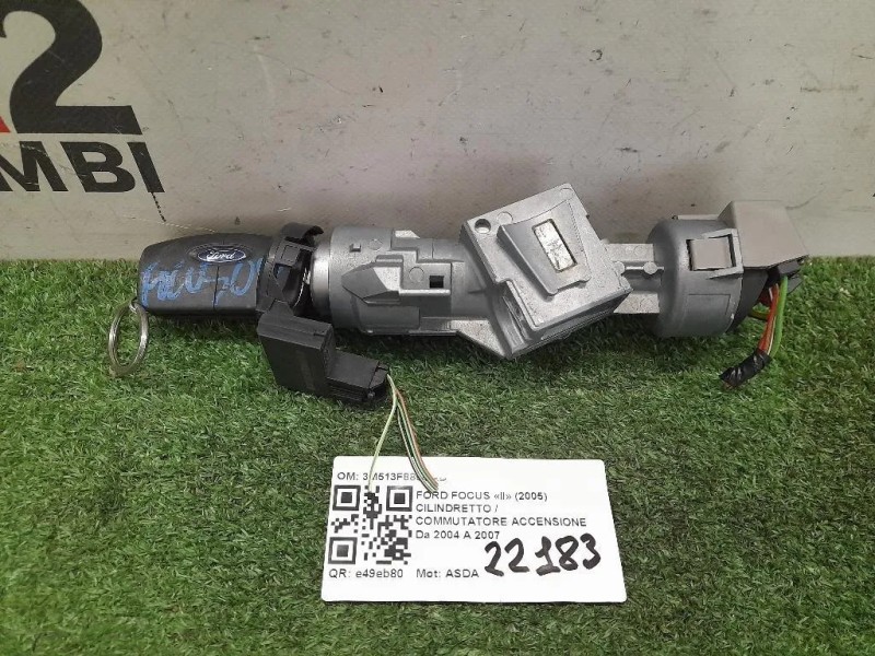 Cilindretto Commutatore Accensione 3M513F880QAD Ford Focus II 2005