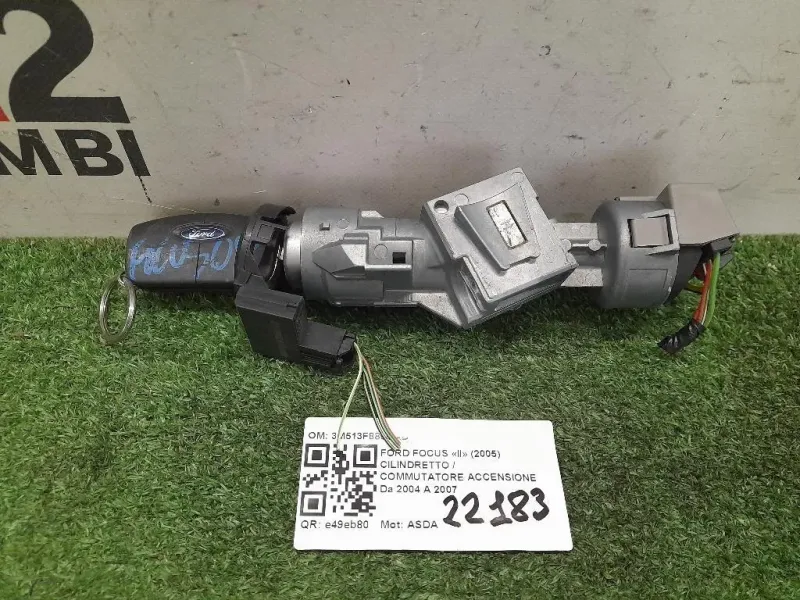 Cilindretto Commutatore Accensione 3M513F880QAD Ford Focus II 2005