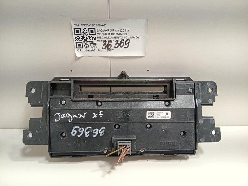 Modulo Comando Riscaldamento Clima CX23-18C858-AD Jaguar XF I 2011