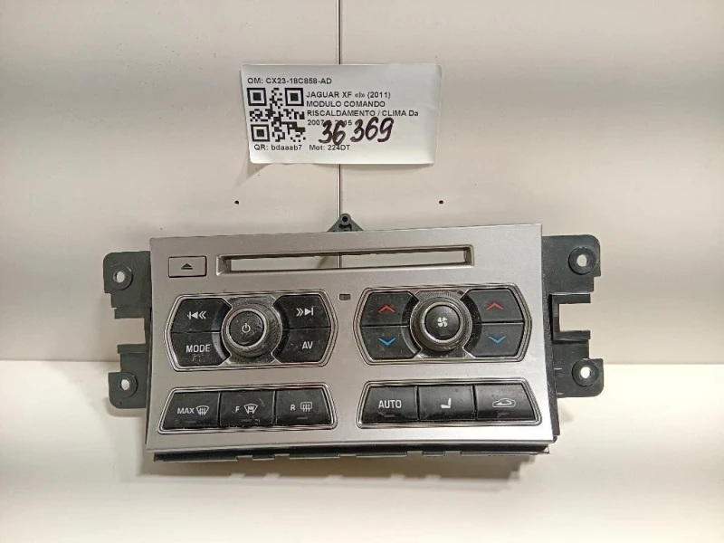 Modulo Comando Riscaldamento Clima CX23-18C858-AD Jaguar XF I 2011
