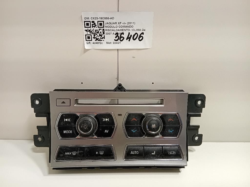 Modulo Comando Riscaldamento Clima CX23-18C858-AD Jaguar XF I 2011